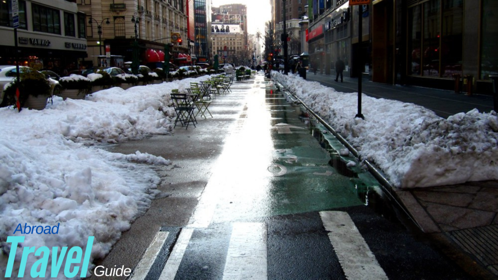 snow in new york